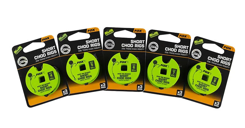 Fox Edges Stiff Short Chod Rigs