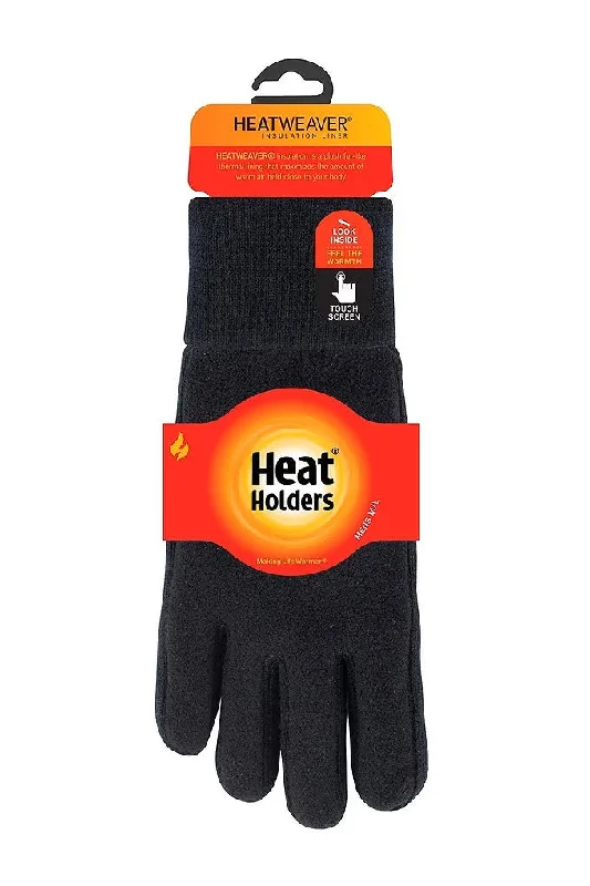 Heat Holders Men's Smart Fleece Touch Screen Gloves