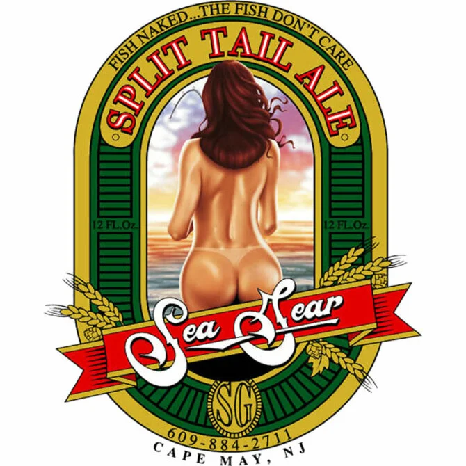 Sea Gear Split Tail Decal