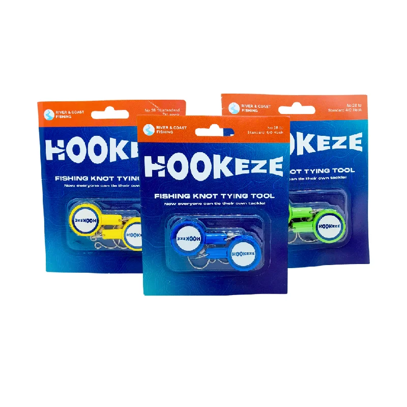 Hook-Eze Fishing Knot Tying Tool (Standard) | Pack of 6