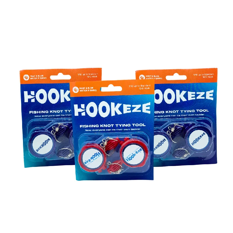 Hook-Eze Fishing Knot Tying Tool (Large) | Pack of 6