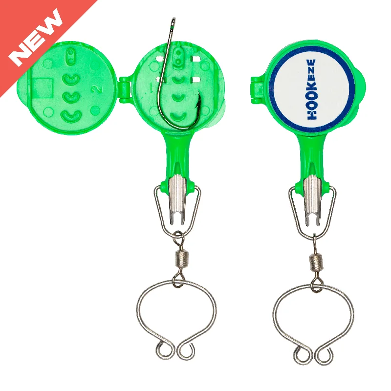 Hook-Eze Fishing Nail Knot Tying Tool | Pack of 2 | Green