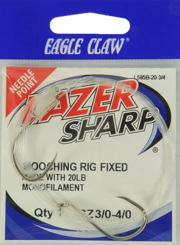 Lazer Sharp L585B-20-3/4 Terminal Tackle,Fish Hooks,Barbless Mooching Rig