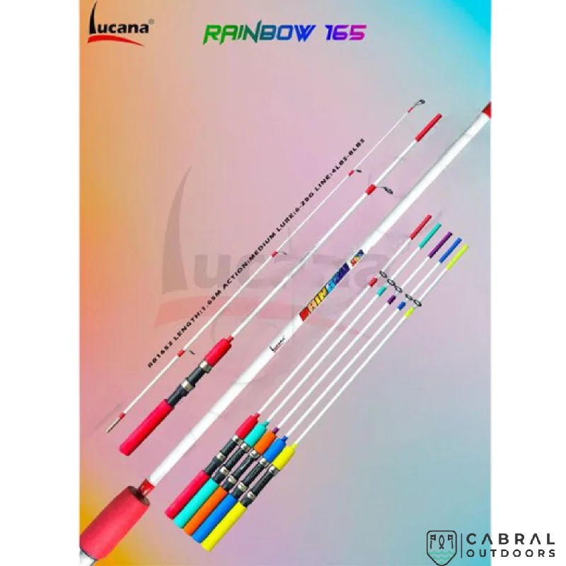 Lucana Rainbow 5.5ft Solid Spinning Rod