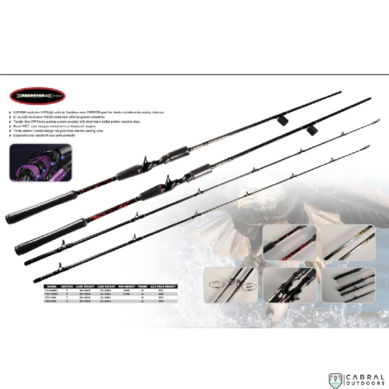 Lucana Predator 7ft Baitcasting Rod