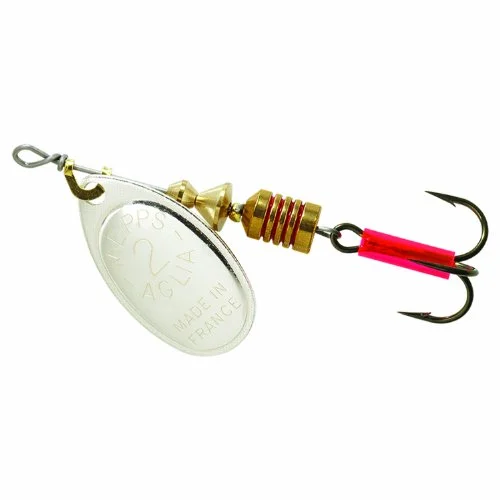 Mepps Silver Aglia Plain Fishing Lure