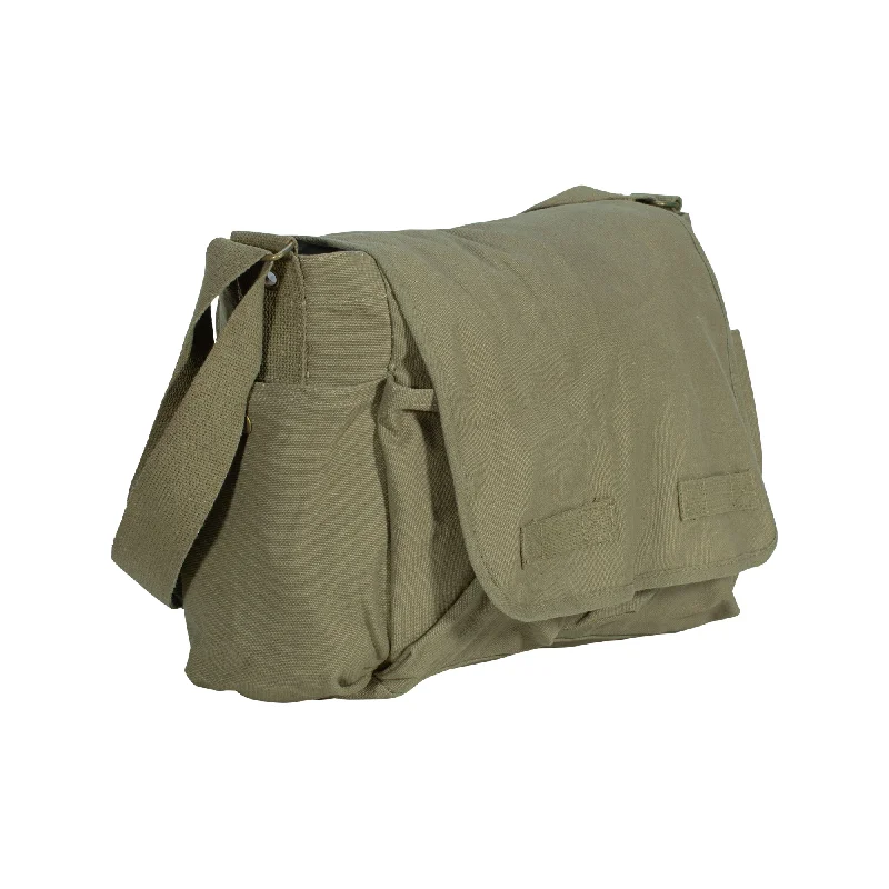 Messenger Canvas Bag Classic  green