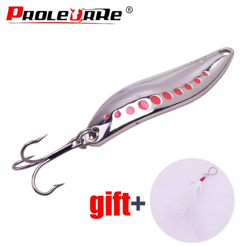 Metal VIB Leech Spinners Spoon Lure