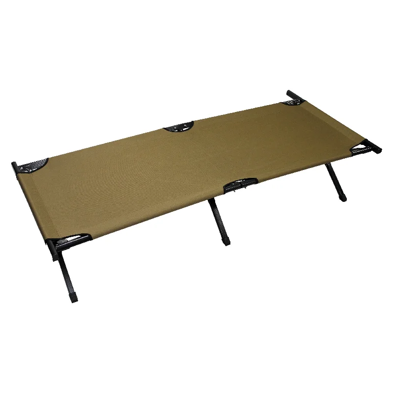 US Camp Bed Aluminum  tan