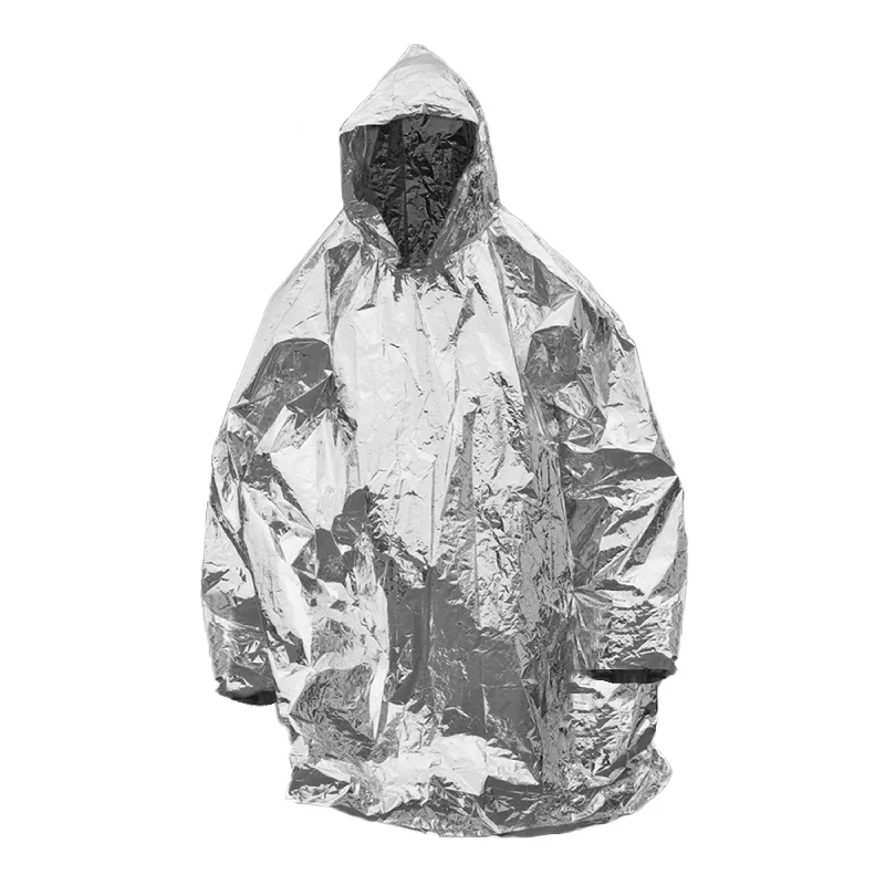 Survival Poncho silver