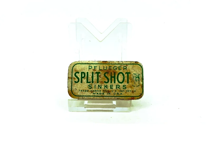 Vintage Pflueger Split Shot Sinkers Tin