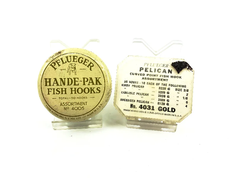 Pflueger Vintage Hook Container Combo