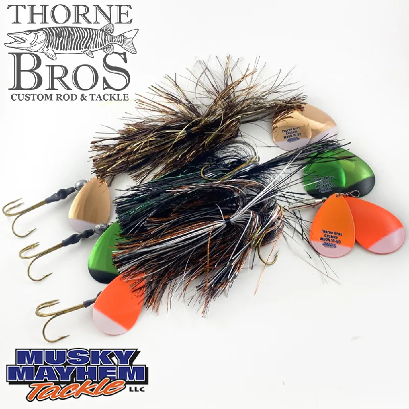 Musky Mayhem Moon TB Custom 1099 Bucktail