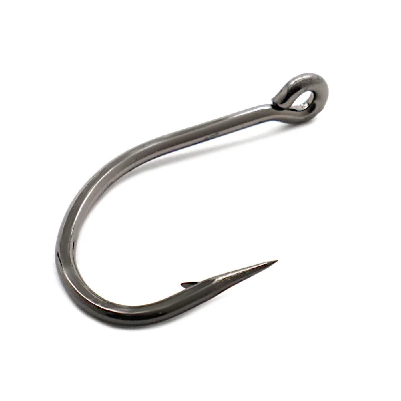 Mustad 9174NP | O’Shaughnessy Hook | Black Nickel