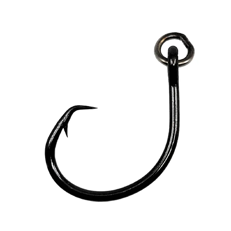 Mustad R39942 3X Ringed Demon Offset Circle Hooks 7pk