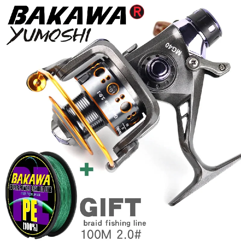 BAKAWA Double Brake Fishing Reel