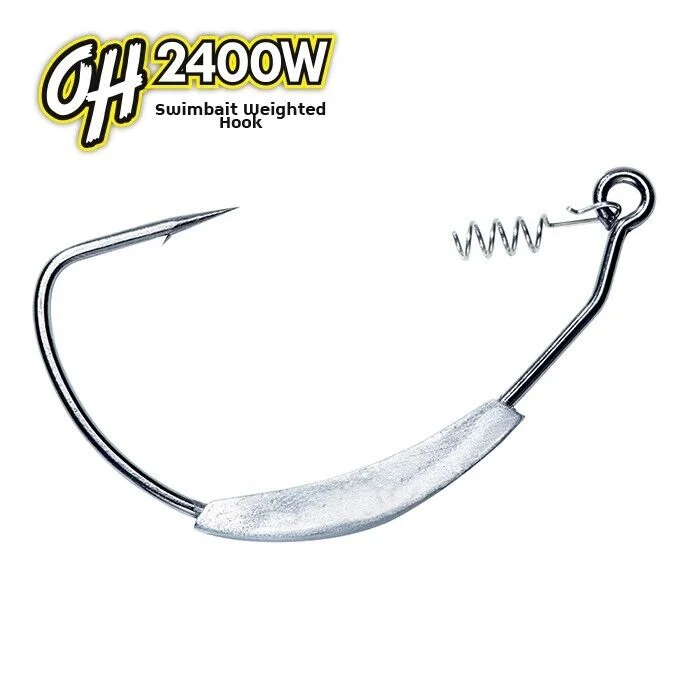 OMTD OH2400W Big Swimbait Weighted Hook - Bass Sea Pike Perch Fishing Hook