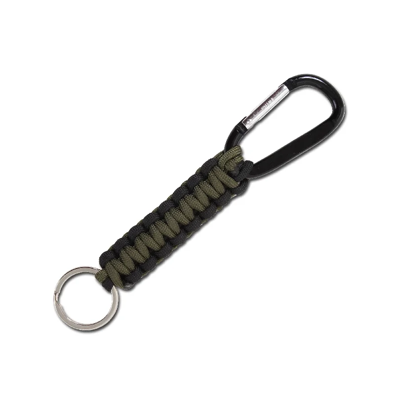 parachute line Key Chain with Carabiner