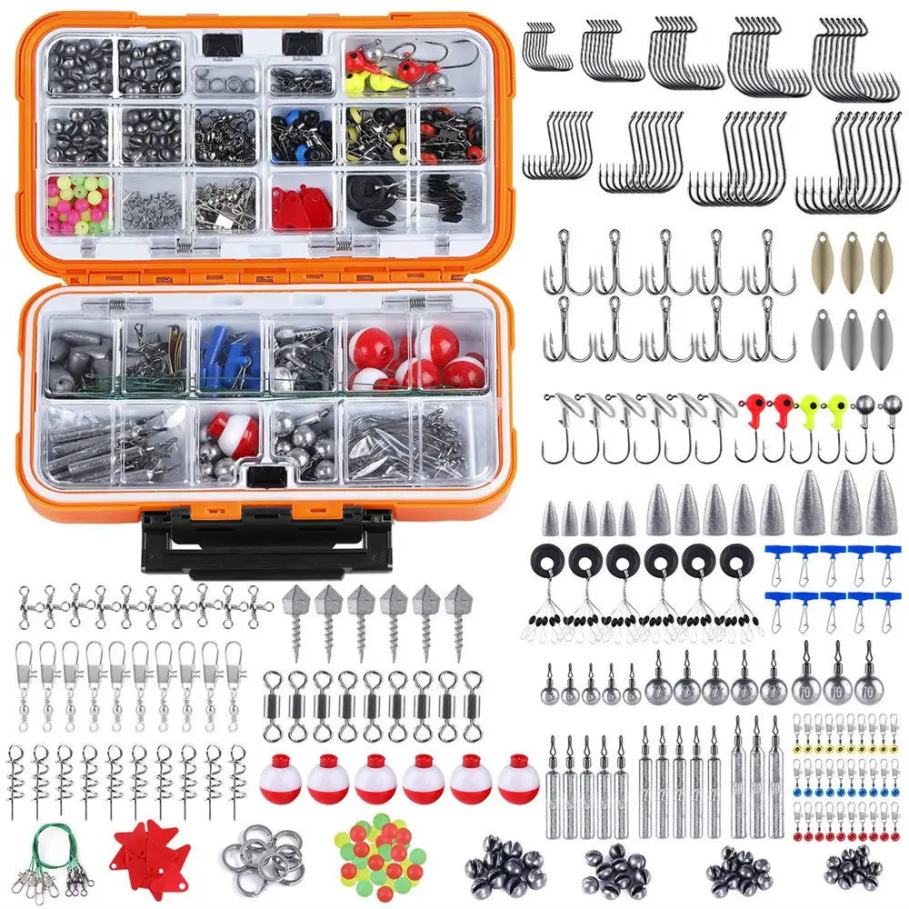 PLUSINNO 343pcs Fishing Accessories Kit