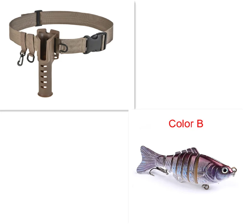 B color Khaki rod belt