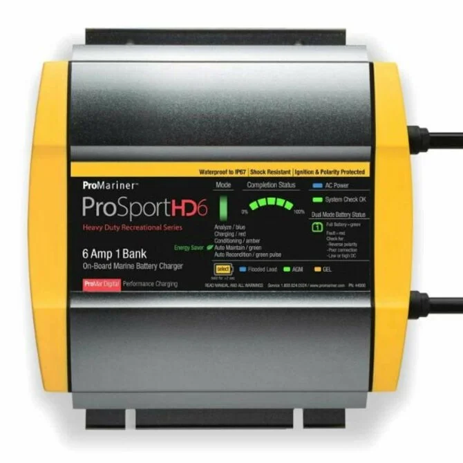 ProMariner - Pro Sport HD, 6 Amp 1 Bank