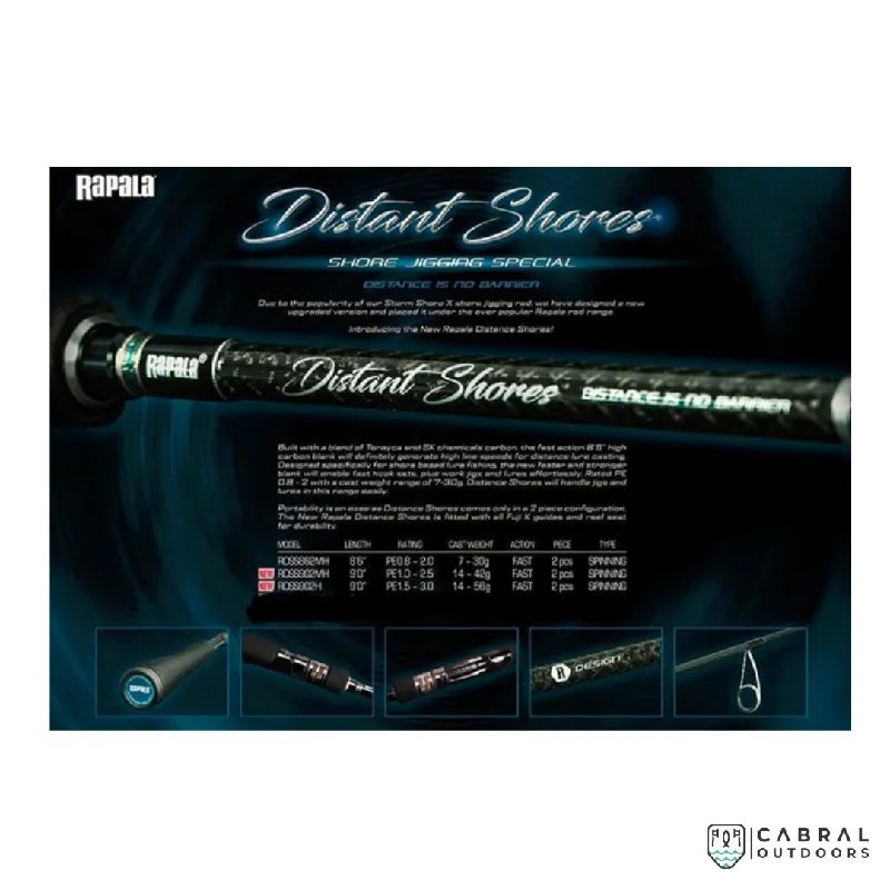 Rapala Distant Shores 9ft Spinning Rod