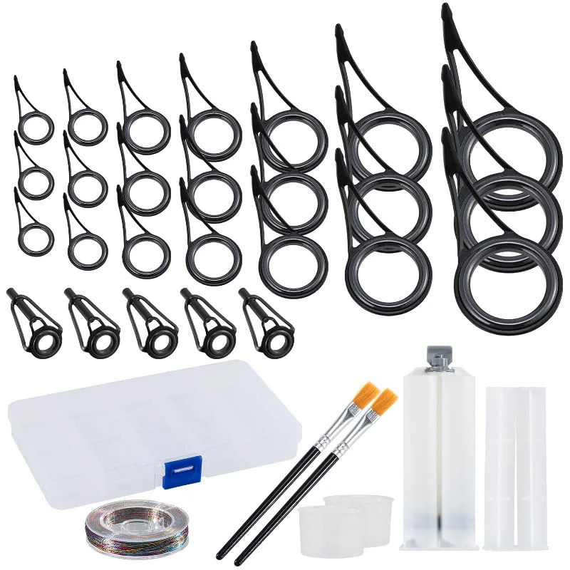 Dr.Fish 33pcs Rod Guide Repair Kit