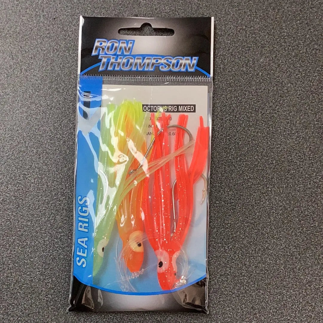 Ron Thompson 3 octopus rig mixed hook 5/0 line 0.60mm