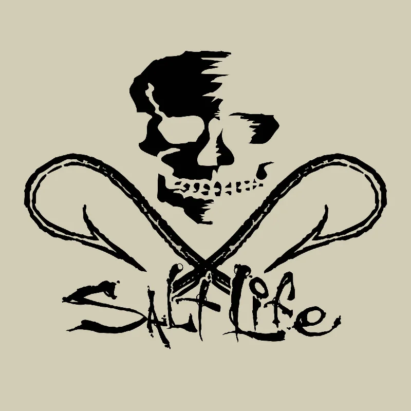 Salt Lift Hooked Skull Decal