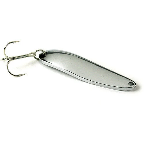 SES100-1 1 Oz Shur-Strike Nickel Casting Spoons with Red Lure Tab