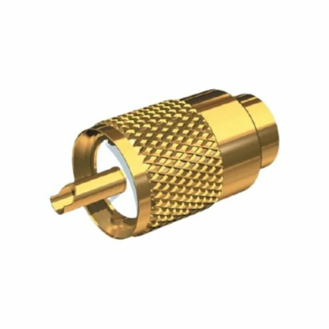 Shakespeare -Solder-Type Connector w/UG176 Adapter & DooDad® Cable Strain Relief f/RG-8X Coax