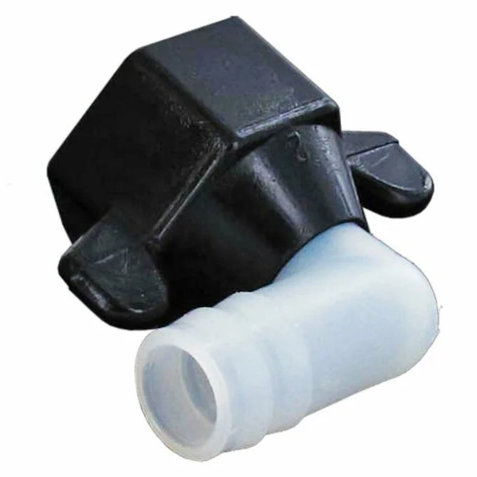 Sherwood - Wingnut Swivel Elbow 1/2" FNPT x 1/2" BARB Nylon