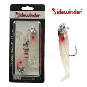 Sidewinder Crusader Shads 4" 23g Bloodhead Pack Of 2 Fishing Lures