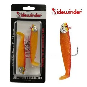 Sidewinder Crusader Shads 4" 23g Rhubarb & Custard Pack Of 2 Fishing Lures