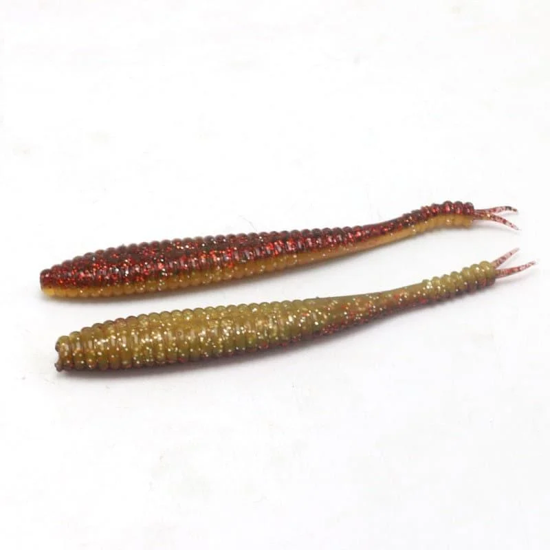 Dr.Fish 6/7pcs Split Tail Swimbaits 3.78''