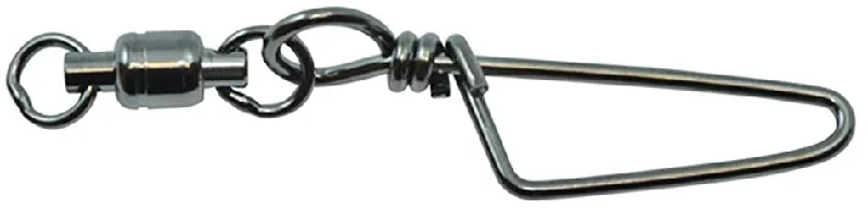 SPRO Power Ball Bearing Swivels w/Cosastlock Snap & Welded Rings - NSB Finish