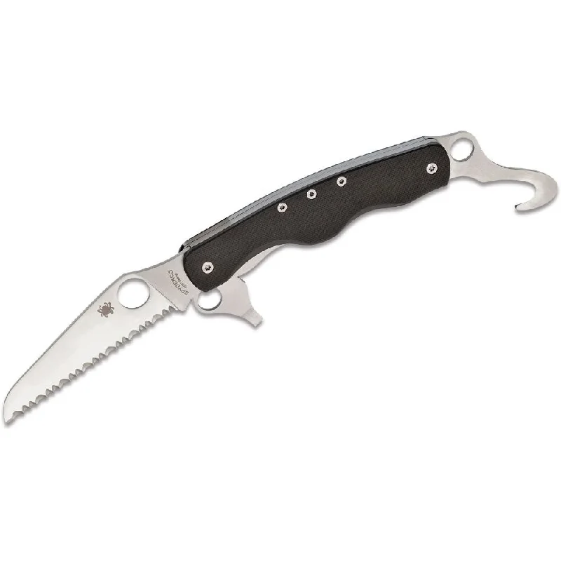 Spyderco - ClipiTool Rescue Multi-Function Folder, Black Handle