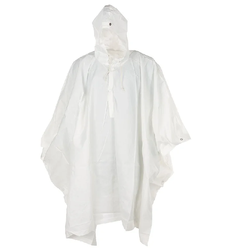 Swiss Poncho Like New white