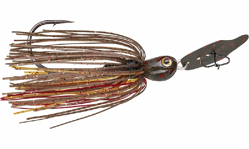 TCVSJ12-135 0.5 Oz Thunder Cricket Vibrating Swim Jig Fishing Lure, Falcon Lake Craw