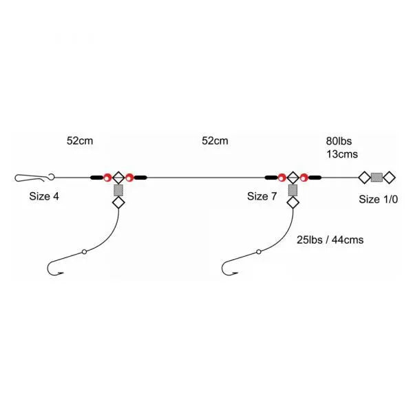 Tronix 2 Hook Flapper Size 1