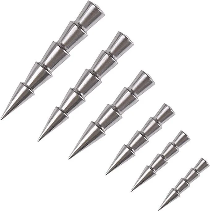 Tungsten Pagoda Nail Sinkers 10 Pack