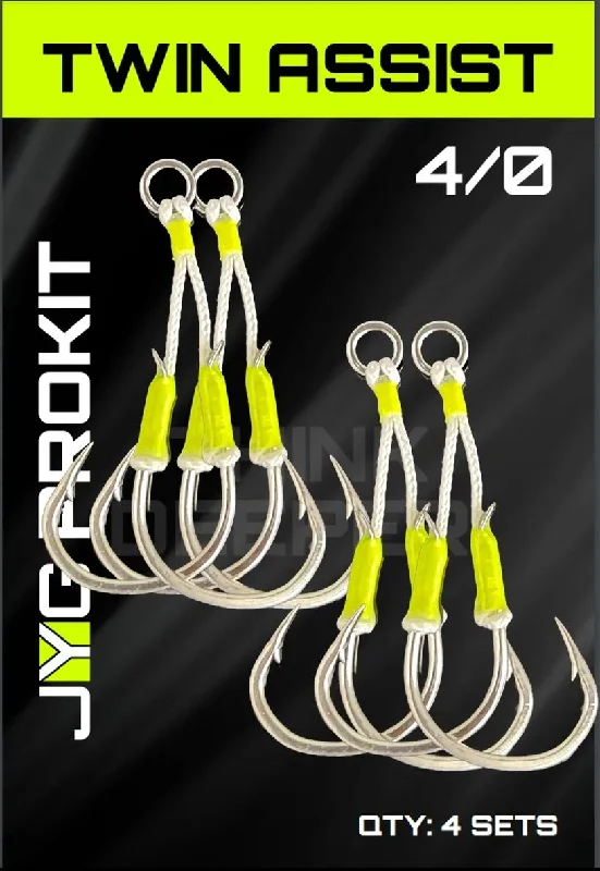 TWIN ASSIST HOOKS 4/0 - VALUE PACK