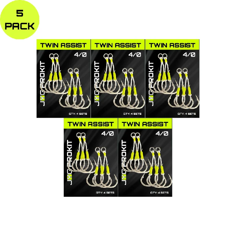 TWIN ASSIST HOOKS VALUE PACK 4/0 5 PK