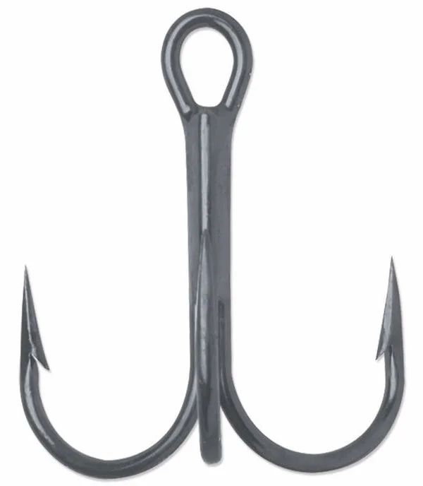 VMC Round Bend Treble Hooks - Black Nickel - 5