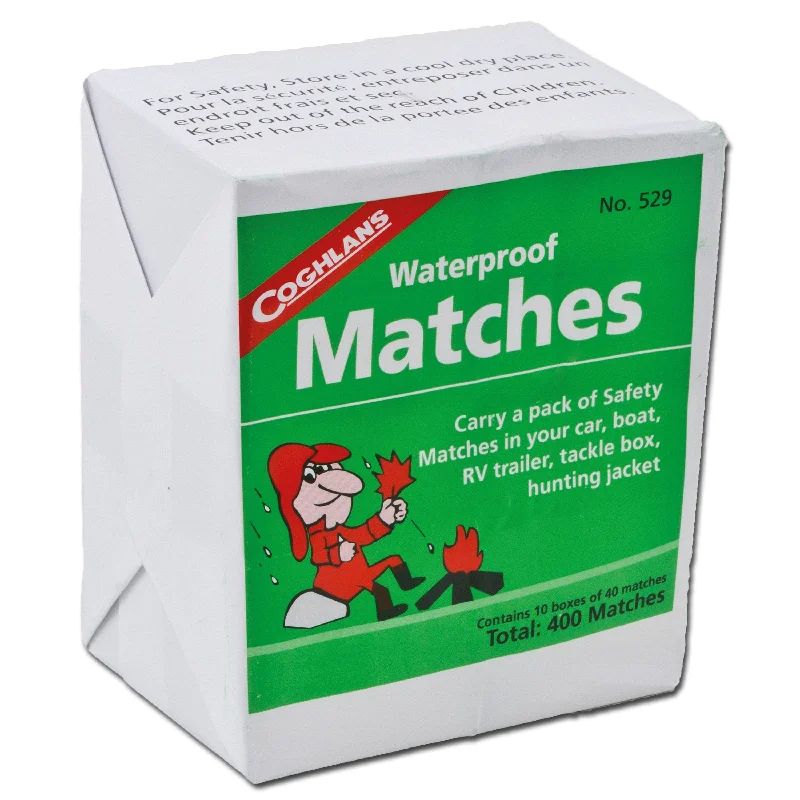 Waterproof Matches 10 X 40 Pieces