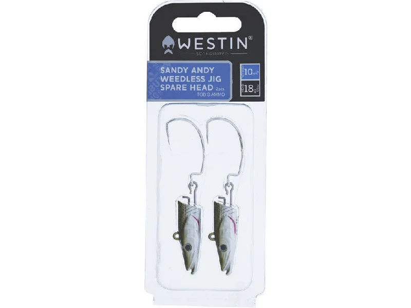 Westin Sandy Andy Weedless Spare Heads - 2 Pack