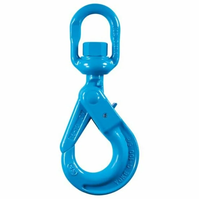 Yoke - 4T - Grade 100 Swivel Self-Locking Hook