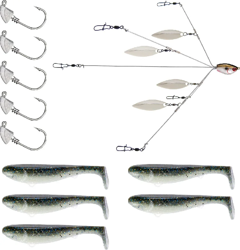 YUM Scottsboro Kit YUMbrella Flash Mob Jr. 3.5 inch Swimbait Kit